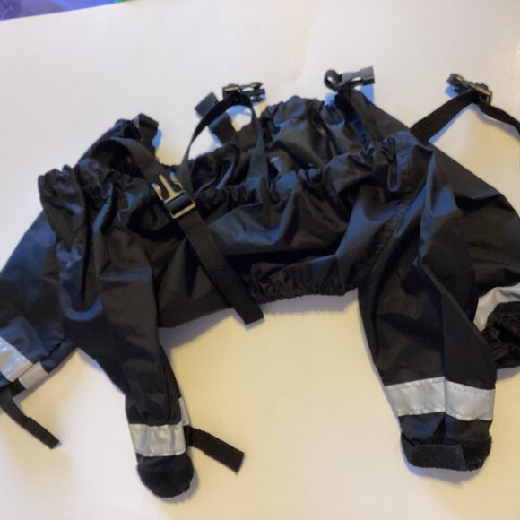 Muddy Mutts Dog Pants Size S/P Waterproof Clothing Has Leg Reflectors - Picture 2 of 7